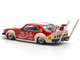Skyline GT R V8 Drift Hakosuka RHD Right Hand Drive Coca Cola Japan Red and Cream 1/64 Diecast Model Car Pop Race PR640135