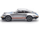 Singer 964 Silver Metallic with Blue and Red Stripes 1/64 Diecast Model Car Pop Race PR640188