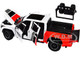 2023 Toyota Tundra TRD 4x4 Pickup Truck White and Red with Black and Gray Stripes with Sunroof and Wheel Rack Limited Edition to 2400 pieces Worldwide 1/24 Diecast Model Car H08555-MJS03