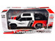 2023 Toyota Tundra TRD 4x4 Pickup Truck White and Red with Black and Gray Stripes with Sunroof and Wheel Rack Limited Edition to 2400 pieces Worldwide 1/24 Diecast Model Car H08555-MJS03