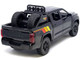 2023 Toyota Tundra TRD 4x4 Pickup Truck Black with TRD Stripes with Sunroof and Wheel Rack Limited Edition to 2400 pieces Worldwide 1/24 Diecast Model Car H08555-MJS04