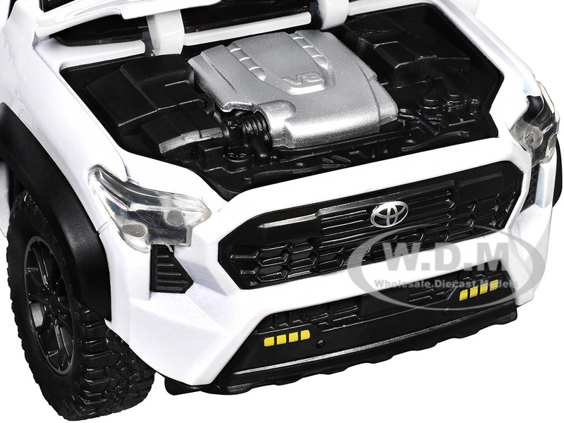 2024 Toyota Tacoma TRD Off Road Edition Pickup Truck White and Red