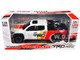 2024 Toyota Tacoma TRD Off Road Edition Pickup Truck White and Red with TRD Stripes with Sunroof and Wheel Rack Limited Edition to 2400 pieces Worldwide 1/24 Diecast Model Car H08778-MJS01