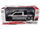 2024 Toyota Tacoma TRD Off Road Edition Pickup Truck Silver Metallic with TRD Stripes with Sunroof and Wheel Rack Limited Edition to 2400 pieces Worldwide 1/24 Diecast Model Car H08778-MJS02