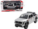 2024 Toyota Tacoma TRD Off Road Edition Pickup Truck Silver Metallic with TRD Stripes with Sunroof and Wheel Rack Limited Edition to 2400 pieces Worldwide 1/24 Diecast Model Car H08778-MJS02