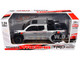 2024 Toyota Tacoma TRD Off Road Edition Pickup Truck Silver Metallic with TRD Stripes with Sunroof and Wheel Rack Limited Edition to 2400 pieces Worldwide 1/24 Diecast Model Car H08778-MJS02