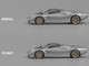 Pagani Huayra Codalunga Silver Metallic with Sunroof and Extra Wheels 1/64 Diecast Model Car CM Model CM64-CODALUNGA-03