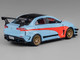 Mitsubishi Lancer Evolution X Varis RHD Right Hand Drive Light Blue with Black Top and Orange Stripes 1/64 Diecast Model Car CM Model CM64-EVOX-01