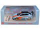 Mitsubishi Lancer Evolution X Varis RHD Right Hand Drive Light Blue with Black Top and Orange Stripes 1/64 Diecast Model Car CM Model CM64-EVOX-01