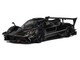 Pagani Zonda Revolucion Black Full Carbon with Extra Wheels 1/64 Diecast Model Car by CM Model