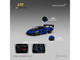 McLaren Senna GTR Blue Metallic with Black Top 1/64 Diecast Model Car CM Model CM64-SENNAGTR-02