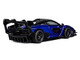 McLaren Senna GTR Blue Metallic with Black Top 1/64 Diecast Model Car CM Model CM64-SENNAGTR-02
