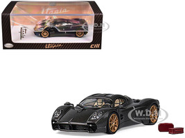 Pagani Utopia Full Carbon with Gold Wheels 1/64 Diecast Model Car CM Model CM64-UTOPIA-04