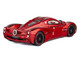Pagani Utopia Red Metallic with Red Carbon Top 1/64 Diecast Model Car CM Model CM64-UTOPIA-ICHEMO