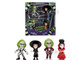 Set of 4 Diecast Figures Beetlejuice 1988 Movie Metalfigs Series Jada 36694