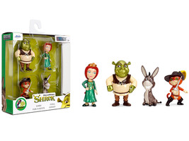Set of 4 Diecast Figures Shrek 2001 Movie Metalfigs Series Jada 36695
