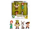 Set of 4 Diecast Figures Shrek 2001 Movie Metalfigs Series Jada 36695