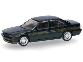 BMW Alpina B12 Green Metallic 1/87 (HO) Plastic Model Car Herpa 431200GRN