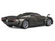 Pagani Huayra Codalunga Gun Metal Gray Metallic with Sunroof and Extra Wheels 1/64 Diecast Model Car CM Model CM64-CODALUNGA-04
