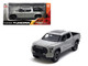 2023 Toyota Tundra TRD 4x4 Pickup Truck Cement Gray with Sunroof and Wheel Rack 1/24 Diecast Model Car H08555R-CM