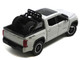 2023 Toyota Tundra TRD 4x4 Pickup Truck Cement Gray with Sunroof and Wheel Rack 1/24 Diecast Model Car H08555R-CM
