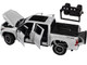 2023 Toyota Tundra TRD 4x4 Pickup Truck Cement Gray with Sunroof and Wheel Rack 1/24 Diecast Model Car H08555R-CM