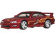Nissan 240SX S14 RHD Right Hand Drive Maroon with Graphics The Fast and the Furious 2001 Movie Fast & Furious Series Diecast Model Car Hot Wheels JBL99