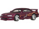 Nissan 240SX S14 RHD Right Hand Drive Maroon with Graphics The Fast and the Furious 2001 Movie Fast & Furious Series Diecast Model Car Hot Wheels JBL99