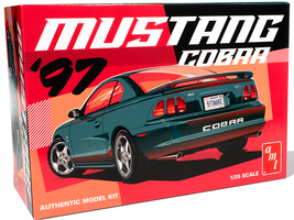 Skill 2 Model Kit 1997 Ford Mustang Cobra 1/25 Scale Model AMT AMT1494