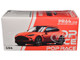 Aston Martin DBX 707 Cosmos Orange Metallic with Black Top 1/64 Diecast Model Car Pop Race PR640148