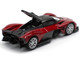 Aston Martin Valkyrie Supernova Red Metallic with Carbon Top 1/64 Diecast Model Car Pop Race PR640152