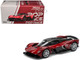 Aston Martin Valkyrie Supernova Red Metallic with Carbon Top 1/64 Diecast Model Car Pop Race PR640152