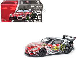 Toyota Pandem GR Supra RHD Right Hand Drive Daigo Saito D1 Grand Prix 2024 1/64 Diecast Model Car Pop Race PR640180