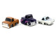 Kustoms Series 4 Chevrolet Triple Pack Set of 3 Cars Diecast Model Cars CarTuned 541974-XX1