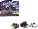 Kustoms Series 4 Chevrolet Triple Pack Set of 3 Cars Diecast Model Cars CarTuned 541974-XX1