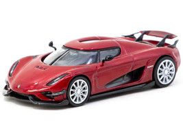 Koenigsegg Regera Red Metallic Global64 Series 1/64 Diecast Model Tarmac Works T64G-TL017-RE