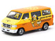 Dodge Van Ohige no Pon Orange Two Tone Global64 Series 1/64 Diecast Model Tarmac Works T64G-TL032-ONP