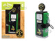 1948 Wayne 100 A Gas Pump Polly Gas Black and Green Vintage Gas Pumps Series 17 1/18 Diecast Replica Greenlight 14170A