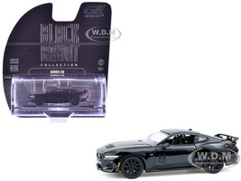 2024 Ford Mustang GT Coupe Black Black Bandit Series 30 1/64 Diecast Model Car Greenlight 28170B