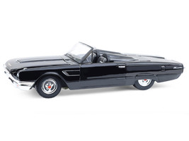 1965 Ford Thunderbird with Tonneau Cover Black Black Bandit Series 30 1/64 Diecast Model Car Greenlight 28170E