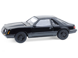 1979 Ford Mustang Fastback Black Black Bandit Series 30 1/64 Diecast Model Car Greenlight 28170F