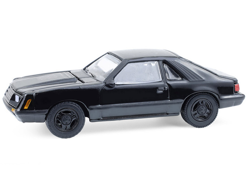 1979 Ford Mustang Fastback Black Black Bandit Series 30 1/64 Diecast Model Car Greenlight 28170F