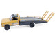 1985 Dodge Ram D350 Ramp Truck and 1965 Dodge Coronet Hotton Speed Shop Brown and Black H D Trucks Series 26 1/64 Diecast Model Cars Greenlight 33260A