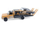 1985 Dodge Ram D350 Ramp Truck and 1965 Dodge Coronet Hotton Speed Shop Brown and Black H D Trucks Series 26 1/64 Diecast Model Cars Greenlight 33260A