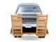 1985 Dodge Ram D350 Ramp Truck and 1965 Dodge Coronet Hotton Speed Shop Brown and Black H D Trucks Series 26 1/64 Diecast Model Cars Greenlight 33260A