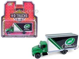 2013 International Durastar Box Van Turtle Wax Green H D Trucks Series 26 1/64 Diecast Model Car Greenlight 33260B