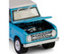 1966 Ford Bronco Custom SUV Turquoise Blue with White Top Barrett Jackson Series 15 1/64 Diecast Model Car Greenlight 37320A