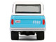1966 Ford Bronco Custom SUV Turquoise Blue with White Top Barrett Jackson Series 15 1/64 Diecast Model Car Greenlight 37320A
