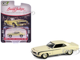 1969 Chevrolet Camaro SS 396 Butternut Yellow with Black Stripes Barrett Jackson Series 15 1/64 Diecast Model Car Greenlight 37320C