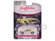 1969 Chevrolet Camaro SS 396 Butternut Yellow with Black Stripes Barrett Jackson Series 15 1/64 Diecast Model Car Greenlight 37320C